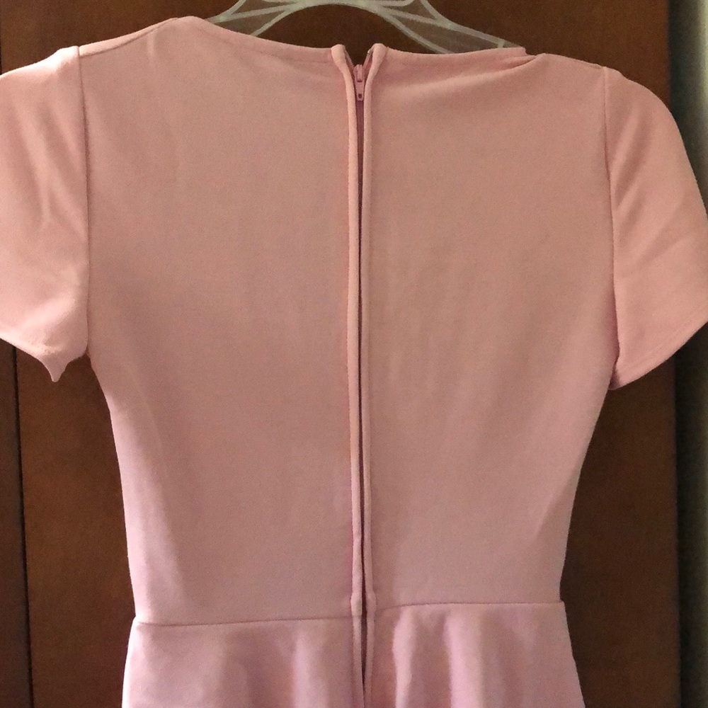 Girls lite pink dress